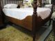 Jenny Lind Teaster Bed Full Size Full Canopy Turned Spindels 1800-1899 photo 2