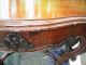 Turtle Top Oval Walnut Center Table W/pierced Legs And Very Fancy Trim Solid Post-1950 photo 8
