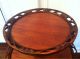 Vintage Antique Mahogany Chippendale Clawfoot Dumbwaiter Pie Crust Table 1900-1950 photo 2