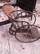 Antique Oak Wheelchair With Cane Back 1900-1950 photo 1