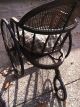 Antique Oak Wheelchair With Cane Back 1900-1950 photo 3