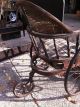 Antique Oak Wheelchair With Cane Back 1900-1950 photo 8
