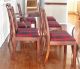 Set Of 6 Chinese Chippendale Mahogany Dining Chairs W/ralph Lauren Fabric Seats Post-1950 photo 3