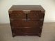 Old Korean Burled Willow Small Chest Cabinet Drawers 1800-1899 photo 1