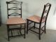 Vintage Fort Massac Solid Wood Folding Chairs Pair 1900-1950 photo 1