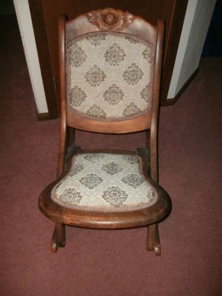 Atq Folding Sewing Rocking Chair photo