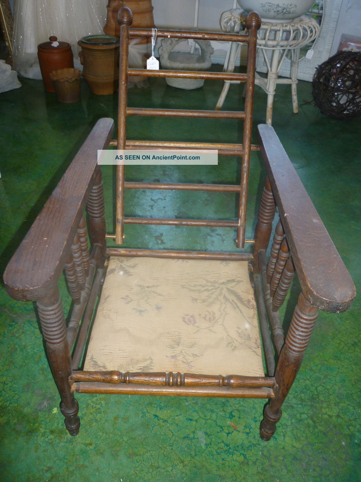 Ultra Rare Antique Salesman Sample Or Child ' S Morris Chair 1900-1950 photo