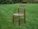 Set Of 4 (four) Antique Handmade Chairs,  C.  1840 ' S - 50 ' S New England,  Hardwood 1800-1899 photo 2