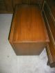Rare Mid Century Modern Danish United Furniture Walnut Night Side Table Dresser Post-1950 photo 4