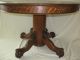 Antique Tiger Oak Pedestal Table Circa 1900 1900-1950 photo 3