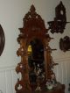 ✿✿ 1880 ' S Walnut Mirrored Etagere / Hall Stand / Console Table ✿✿ 1800-1899 photo 2