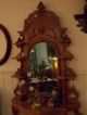 ✿✿ 1880 ' S Walnut Mirrored Etagere / Hall Stand / Console Table ✿✿ 1800-1899 photo 3