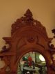 ✿✿ 1880 ' S Walnut Mirrored Etagere / Hall Stand / Console Table ✿✿ 1800-1899 photo 6