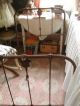 Antique Iron Youth Size Bed Shabby Patina Exquisite Chic Daybed Unknown photo 6