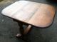 Wood Drop Leaf Table Country Style 1800-1899 photo 1