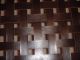Square Coffee Table Dark Wood & Leather Lattice Pattern $250 Retail Nib Post-1950 photo 1