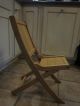 Wooden Wood Child ' S Folding Fold A Way Chair 1900-1950 photo 1