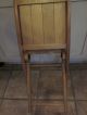 Wooden Wood Child ' S Folding Fold A Way Chair 1900-1950 photo 5