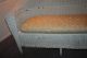Antique Shabby White Woven Wicker Settee,  Love - Seat,  Couch,  Chaise 1900-1950 photo 4