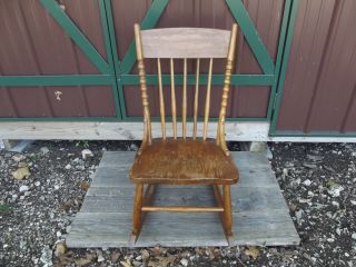 Vintage Small Sewing Rocking Chair photo