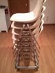Fiberglass Shell Eames Style Side Chair Set Of 6 Stacking Side Chairs Post-1950 photo 3