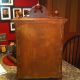Victorian Walnut Hanging Cabinet With Carved Door And Key Latch 1800-1899 photo 5