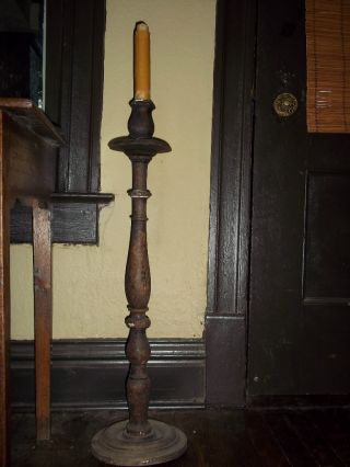 18th C.  French Candle Altar Stick 1750 - 1770 photo