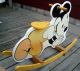 Vintage American Toy Maker Childs Mickey Mouse Wooden Rocker Post-1950 photo 2