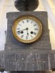Antique Clock.  Grey And Black Marble.  C.  R.  Crookshank Other photo 6