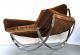 Mid Century Italian Stendig Chrome Lounge Chair Not Rocking Milo Baughman Eames Post-1950 photo 2