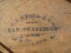 Antique Shoe Store Fitting Stool/ Chair Copper Twist Legs Mission Sf California 1900-1950 photo 6