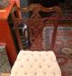 Chippendale Contemporary Mahogany Chairs (reproduction) Post-1950 photo 1