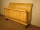 Baker Furniture Company Stately Homes Beidermeijer Queensize Sleigh Bed Paw Feet Post-1950 photo 8
