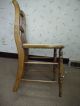 Three Antique Ladder Back Dining Room Chairs Cane Seat Refinished Simiilar 1900-1950 photo 4