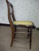 Three Antique Ladder Back Dining Room Chairs Cane Seat Refinished Simiilar 1900-1950 photo 5