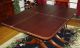 Mahogany Duncan Phyfe Drop Leaf Dining Table With Pads And 4 Chairs 1900-1950 photo 2
