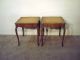 Stickley Country French Cherry Leathertop End Or Side Tables Post-1950 photo 11