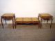 Stickley Country French Cherry Leathertop End Or Side Tables Post-1950 photo 1