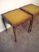 Stickley Country French Cherry Leathertop End Or Side Tables Post-1950 photo 6