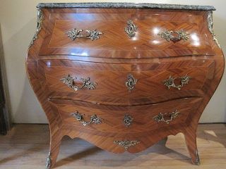 Antique Bombe Chest Commode To 48 States photo