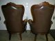 Vintage Antique Leather Parlor Couch And 2 Chairs Unknown photo 8