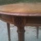 Antique Walnut Dinning Table With Carved Floral Design On Legs 1900-1950 photo 1
