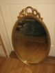Antique Gold Beveled Glass Mirror Ribbon Top Other photo 3