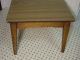 1 Of 2 Eames Era Walnut Laminate Square Table Mid Century Modern Side End Stand Post-1950 photo 3