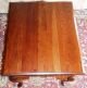 Vintage Broyhill Lenoir Cherry Queen Anne Side/ End Tables,  Drawers Pair Post-1950 photo 6