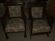 Antique Carved Mahogany Lions Head,  Wings Paws Settee,  Chair & Rocking Chair Set 1800-1899 photo 2