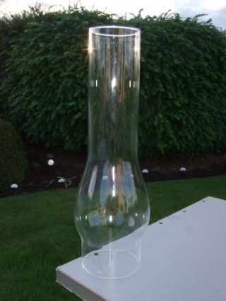Straight Bulge Duplex Oil Lamp Chimney 10 X 2.  5 Inch photo