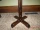 Antique Walnut Plant / Candle Stand Post-1950 photo 4