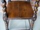Antique English Oak Barley Twist Lamp Side Table Parlor Occassional 1800 ' S 1800-1899 photo 1