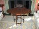 American Cherry Wood Oval Gateleg Table Unknown photo 3
